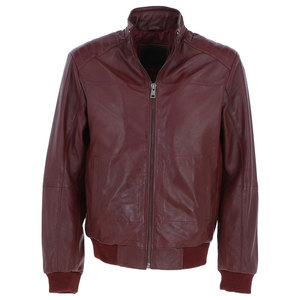 Competitive Price Men Genuine Leather Jackets Winter Turn-<b>down</b> Collar Front Logo All Sizes Custom Made - Product Image 1