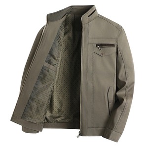Chaquetas para hombre, chaquetas para hombre, chaqueta para hombre cálida a prueba de viento primavera y otoño chaqueta de cuero informal para hombre - Product Image 6