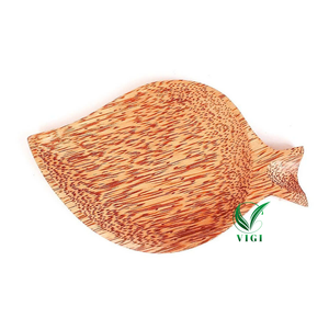 Platos de madera de coco de Vietnam de primera calidad, productos esenciales de cocina ecológicos artesanales, juegos de vajilla naturales duraderos a precio de fábrica - Product Image 2