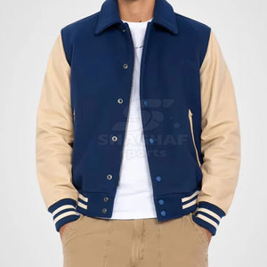 Veste Letterman tendance pour tous les jours, veste chaude en tissu doux, confortable pour l'hiver - Product Image 3
