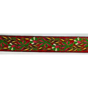 Cinta Jacquard de Estilo Étnico 2026 con Diseño de Flores Totem, 100% Poliéster, Tejido, 6-9 cm de Ancho, Accesorios para Prendas y Cortinas - Product Image 3