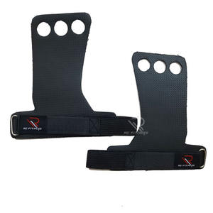 RC Fitness Wear Durable Chrome-plated Carbon Fiber Anti-slip Adjustable Lightweight Hand <b>Grips</b> for Strength <b>Trainer</b> Fitness - Product Image 5