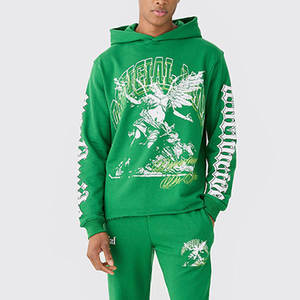 Dernier prix, survêtement d'entraînement pour homme surdimensionné, nouvelle arrivée, survêtement imprimé écologique pour homme - Product Image 3