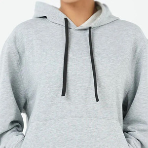 Dernier design de sweat-shirt à capuche pour femmes, sweat-shirt à capuche court tendance, coupe ample, décontracté, couleur unie, pull à capuche pour femmes - Product Image 1