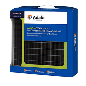 Panneau solaire monocristallin haute efficacité Adani Solar 550W N-Type HJT double vitrage - Product Image 2