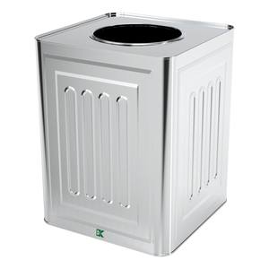 Square Tin Can 14 lt Tahini Molasses and <b>Jam</b> Metal Container 232 x 232 mm x H260 mm 14 lt - Product Image 1