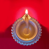 Diya en fer pour décoration de Diwali Diwali Pooja éclairage traditionnel décoratif pour la maison pour les festivals et les cérémonies