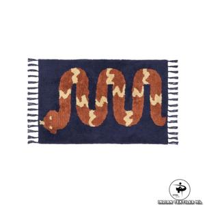 Alfombrillas de baño con diseño de serpiente de calidad de lujo hechas de algodón puro con alfombrilla de baño duradera larga precios al por mayor por ITHL - Product Image 3
