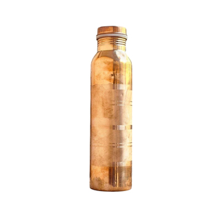 Botella de Agua de Cobre Puro de Alta Calidad con Diseño de Ladrillo Martillado, a Prueba de Fugas, para Beneficios Ayurvédicos para la Salud, a un Precio Accesible - Product Image 5