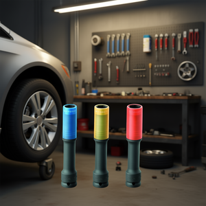 Long Reinforced <b>Impact</b> <b>Sockets</b> Set for Alloy Wheels with for Teflon Protection 3pcs. USAG <b>Socket</b> Tool - Product Image 3