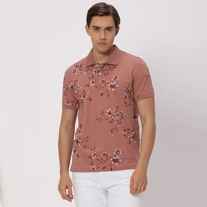 เสื้อยืดกีฬาลำลองไซส์ใหญ่พิเศษสำหรับผู้ชายเสื้อโปโลแขนสั้นระบายอากาศได้หลายสีปักลายสีพื้น - Product Image 3