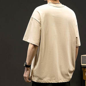 Camiseta de Manga Corta con Estampado en Relieve, Cuello Redondo, Corte Regular, 100% Algodón, Color Personalizado, Ropa Casual 2026, Camiseta con Estampado en Relieve para Hombre - Product Image 2