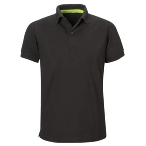 Polos de tela de peso de algodón puro de la mejor calidad, camisetas casuales para hombres, camisetas polo personalizadas, camisetas antiretráctiles para hombres - Product Image 1