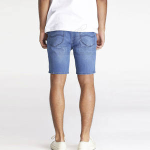 กางเกงยีนส์ขาสั้นสไตล์โมเดิร์นพร้อมกระเป๋าตกแต่งกางเกงยีนส์ลำลองสุดเท่สำหรับกลางแจ้งและการเดินทาง - Product Image 3