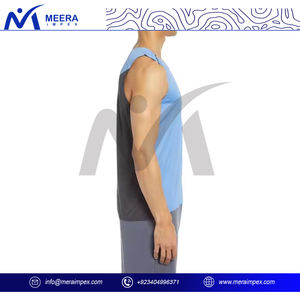 เสื้อกล้ามสำหรับผู้ชายเสื้อกีฬาแห้งเร็วพร้อมเทคโนโลยีป้องกันกลิ่นเหมาะสำหรับการเล่นโยคะยกน้ำหนักและกิจกรรมกลางแจ้ง - Product Image 4