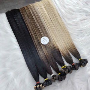 Cinta en extensiones de cabello Extensiones de cabello crudo vietnamita de calidad superior Todos los colores 100% Cabello humano para mujeres Longitud 8 -32 pulgadas - Product Image 2