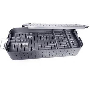 Caja Metálica Vacía Veterinaria para Almacenamiento de Instrumentos Quirúrgicos Ortopédicos, Juego de Instrumentos de Uso Manual con Certificación CE - Product Image 3