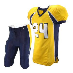 Maillot de sport à sublimation personnalisée Vêtements d'équipe respirants pour garçons Hauts de football américain pour les sports d'été - Product Image 2