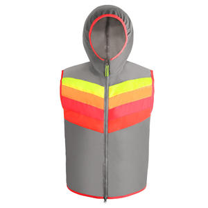 เสื้อกั๊กนิรภัยโพลีเอสเตอร์แบบไม่มีแขน มองเห็นได้ชัดเจน พร้อมแถบสะท้อนแสง ได้รับการรับรองมาตรฐาน CE แห้งเร็ว สำหรับคนงานก่อสร้างและงานกลางแจ้ง - Product Image 5