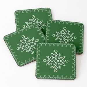 Posavasos creativo de madera esmaltada para el hogar, posavasos cuadrado redondo, posavasos personalizado de Acacia para oficinas, hogar, hoteles, superventas 2024 - Product Image 4