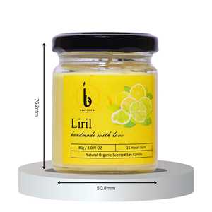 Vela Aromática Natural de Soja LIRIL, Hecha a Mano, Premium, Decorativa, para el Hogar, Spa y Suministro al por Mayor - Product Image 4