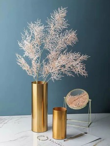 Handmade Unique Design Aluminum Flower <b>Vase</b> with <b>Gold</b> Finish for Rustic Home Decor and Displaying Flowers - Product Image 6