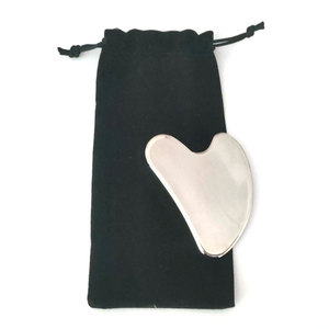 Wholesale Face Massage <b>Tool</b> Custom logo Stainless Steel Body Gua Sha - Product Image 1