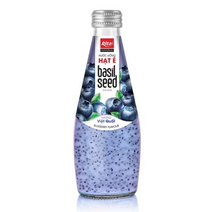 Basil Seed Juice with Mixed Fruit Flavor Refreshing and Fruity Beverage with Basil Seeds Natural Healthy Juice Blend - Product Image 3