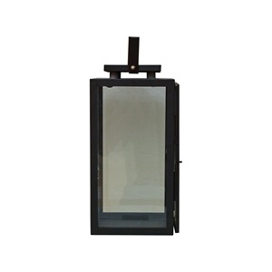 Nuevo diseño último farol negro enmarcado fácil portátil Showpiece linterna aromas decorativos moda 2025 linternas de Navidad vacaciones - Product Image 3