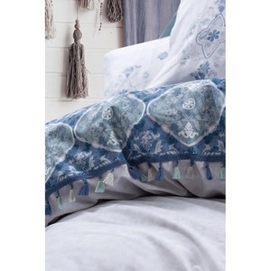 Jeni Blue Cotton Box Candy Juego de funda nórdica Tamaño único con comodidad y estilo premium - Product Image 2