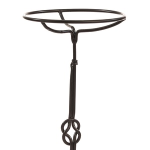 Bain d'oiseaux antique en fer, style rouillé, récipient à eau en métal pour jardin, patio, terrasse, véranda ou cour, à prix de gros - Product Image 3