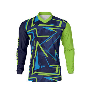 Maillot de motocross à haute circulation d'air, logo personnalisé imprimé, coupe ajustée, maillot de motocross professionnel pour moto tout-terrain - Product Image 3