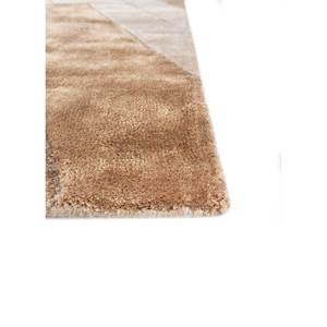 พรมทำมือ Acar ลายเรขาคณิต ขนสัตว์และใยวิสโคส รุ่น Tnq-3229 สีเบจ-น้ำตาล ลายเพชร รูปทรงสี่เหลี่ยมผืนผ้า สำหรับห้องนั่งเล่นวัยรุ่น ทางเดิน และใช้ในบ้าน - Product Image 4