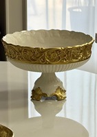 Accent de table décoratif de bol en métal fait à la main de qualité supérieure parfait pour le service et le style intérieur de la maison moderne