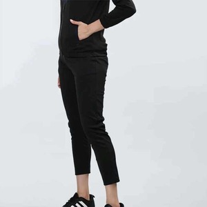 Service OEM – Ensemble de survêtement d'hiver pour femme, 100 % coton, imprimé, coupe-vent, respirant, en polaire, confortable, avec fermeture éclair double, haute qualité - Product Image 3