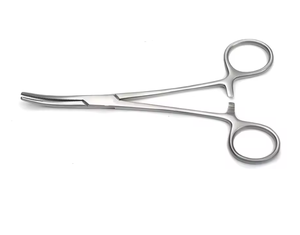 Fórceps hemostáticos rectos quirúrgicos, instrumentos quirúrgicos curvos médicos, fórceps para mosquitos - Product Image 4