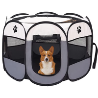 Grand parc intérieur extérieur OEM pour chiens Chambre pour chats Maison Portable Pliable Lit Tente Amovible Salle d'accouchement pour chats Tente pour animaux de compagnie