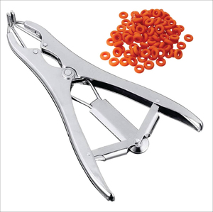 Pince à farcir professionnelle en acier inoxydable, durable, forte adhérence, instrument vétérinaire conçu pour une manipulation animale sûre et efficace - Product Image 4