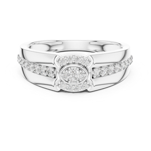 Anillo de Oro Rosa de 14K con Diamante Cultivado en Laboratorio para Mujer |   Regalo de Compromiso y Boda |   Nuevo Diamante Cultivado Chapado en Oro - Product Image 2