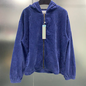 เสื้อฮู้ดซิปแบบย้อมสีพิเศษ กันลมสำหรับฤดูหนาว เป็นมิตรกับสิ่งแวดล้อม ผลิตจากผ้าฝ้ายฟลีซ 100% - Product Image 4