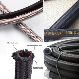 Tuyau de <span class=keywords><strong>carburant</strong></span> tressé en nylon noir en acier inoxydable personnalisé 3An 4An 6An 8An 10An 12An 16An an Ptfe <span class=keywords><strong>E85</strong></span> An8 Tuyau de <span class=keywords><strong>carburant</strong></span> Ptfe - Product Image 3