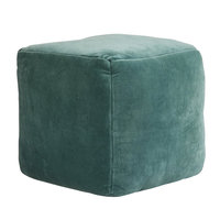 Pouf Ottoman Moderne Non Pliable en Forme de Cube, Tissu Personnalisable, Tabouret pour la Maison, Cuisine, Chambre, Hôtel, Bureau, Salon