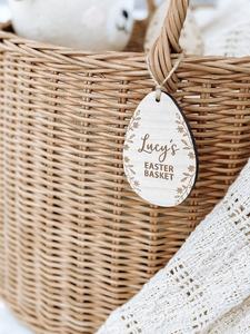 Ensemble de 6 figurines en bois sur le thème de Pâques, pièces en bois simples pour panier de Pâques, décorations suspendues, décorations de vacances personnelles - Product Image 4