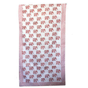 100% Cotton Hand <b>Block</b> <b>Printed</b> Rectangular Scarf Nech Wrap Hijab Dupatta Assorted Colors and Designs Wholesale - Product Image 4
