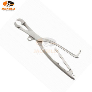 คีมยึดกระดูกสแตนเลสสำหรับการผ่าตัดกระดูกเพื่อความปลอดภัยของกระดูกและกล้ามเนื้อ - Product Image 5