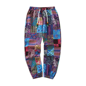 Pantalon imprimé respirant avec des couleurs vives et une sensation de légèreté pour un pantalon imprimé toutes saisons - Product Image 1