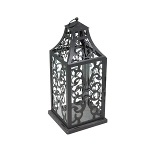 Juego de portavelas con forma hexagonal ecológica de diseño árabe de alta calidad, 2 linternas de Metal sólido, uso religioso hecho a mano para - Product Image 3