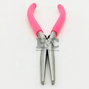 Plier Hair <b>Extension</b> Plier Stainless Steel Pliers <b>Micro</b> Nano Ring Hair <b>Extensions</b> Opener Removal Tool Hair Loop Styling Tool - Product Image 5