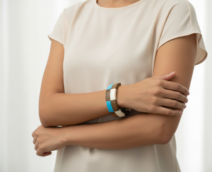 High Quality Resin Checkered <b>Bangle</b> Bracelet | Acrylic <b>Wood</b> Trendy Party Fashion Jewelry | Wholesale Custom Design - Product Image 6