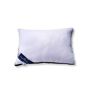 Fournitures d'hôtel Oreiller cervical en coton compressible OEM ODM Vietnam Usine Nouveau design Tissu à rayures Vente en gros directe en vrac - Product Image 1